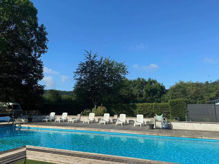 Camping pour 6 personnes, avec bassin pour enfant dans les Ardennes