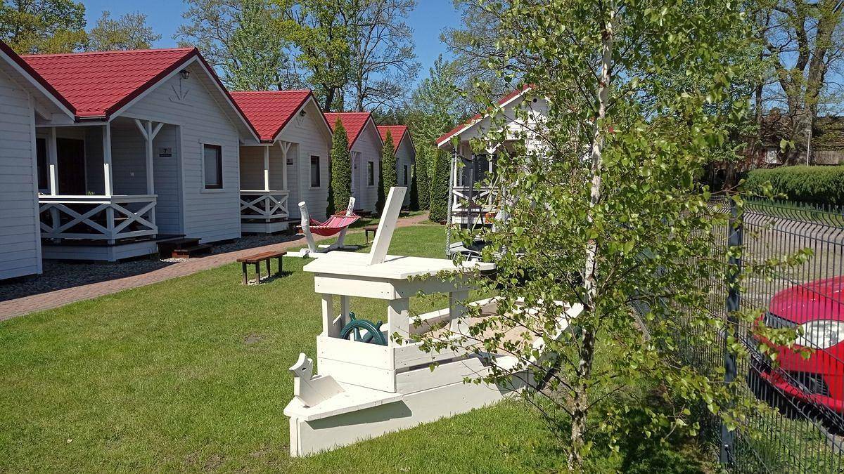 Dom dla 6 osób z taras in Bobolin, Powiat sławieński