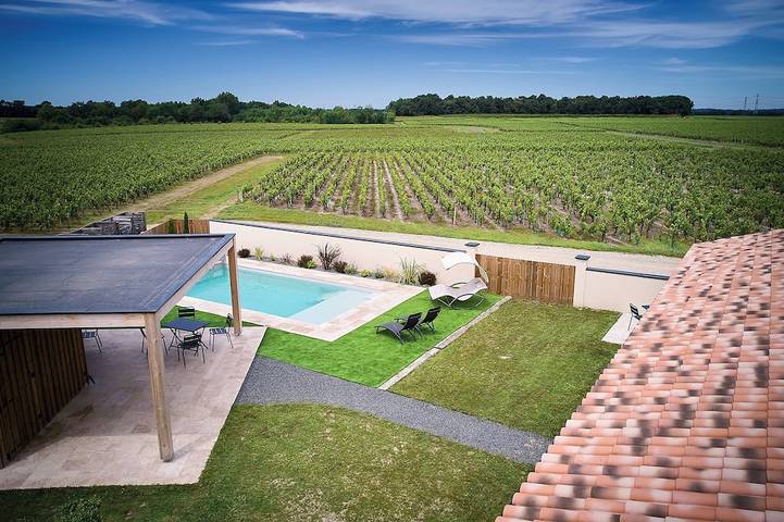 Maison de vacances pour 10 personnes, avec piscine, animaux acceptés