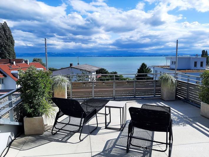 Ganze Wohnung, Designerloft See Traumhafte Ferienwohnung mit grandioser See-/ und Alpensicht in Immenstaad, Immenstaad am Bodensee