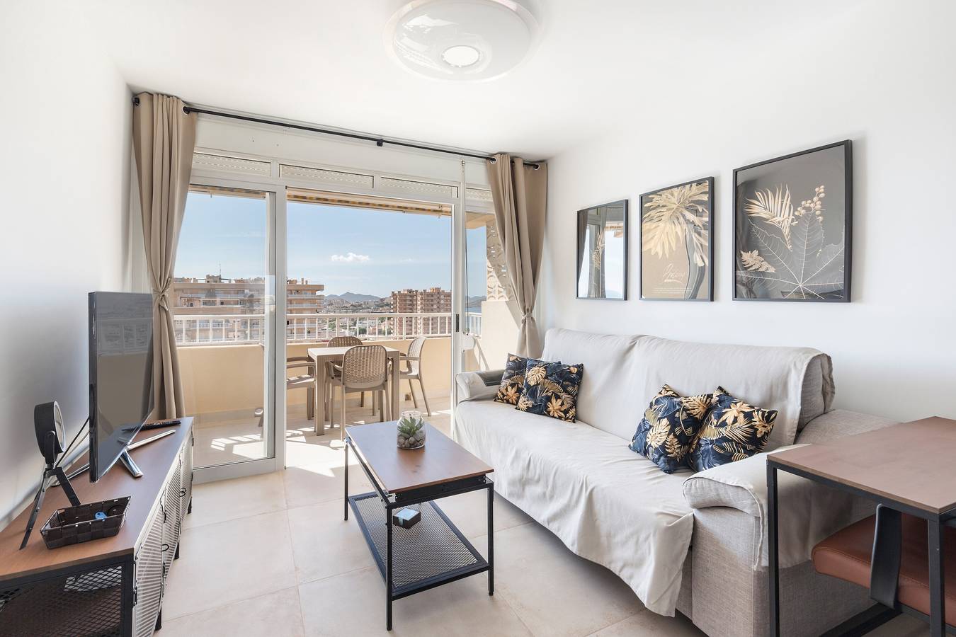Ganze Wohnung, Ferienwohnung 'Anadrina' mit Meerblick, Gemeinschaftspool und Wlan in San Javier, Costa Cálida