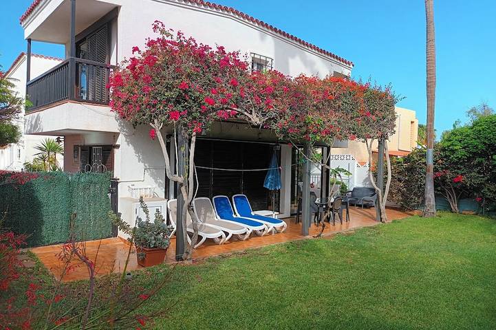 Bungalow für 4 Personen, mit Balkon und Garten an der Costa Adeje