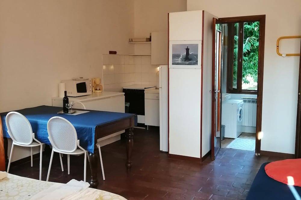 Lakefront studio with garden in Sale Marasino, Iseosee