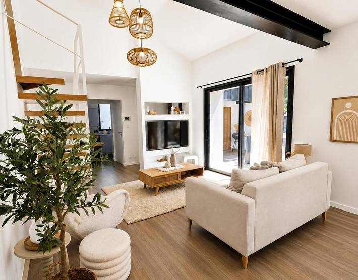 Gîte pour 8 personnes, avec Terrasse dans Beaupréau-en-Mauges - 4