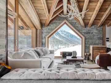 Chalet pour 12 personnes, avec balcon à Val-d'Isère