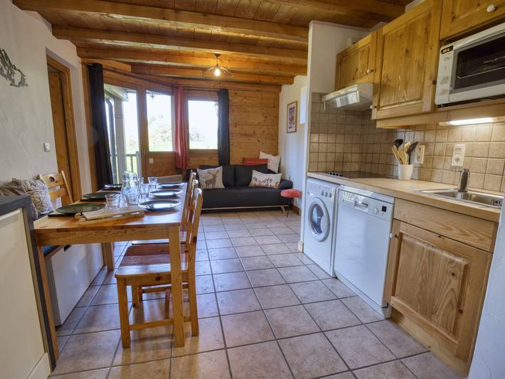Gîte pour 7 personnes, avec balcon à Cohennoz - 4