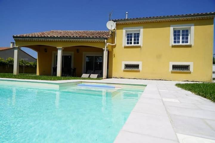 Maison de vacances pour 10 personnes, avec jacuzzi et jardin