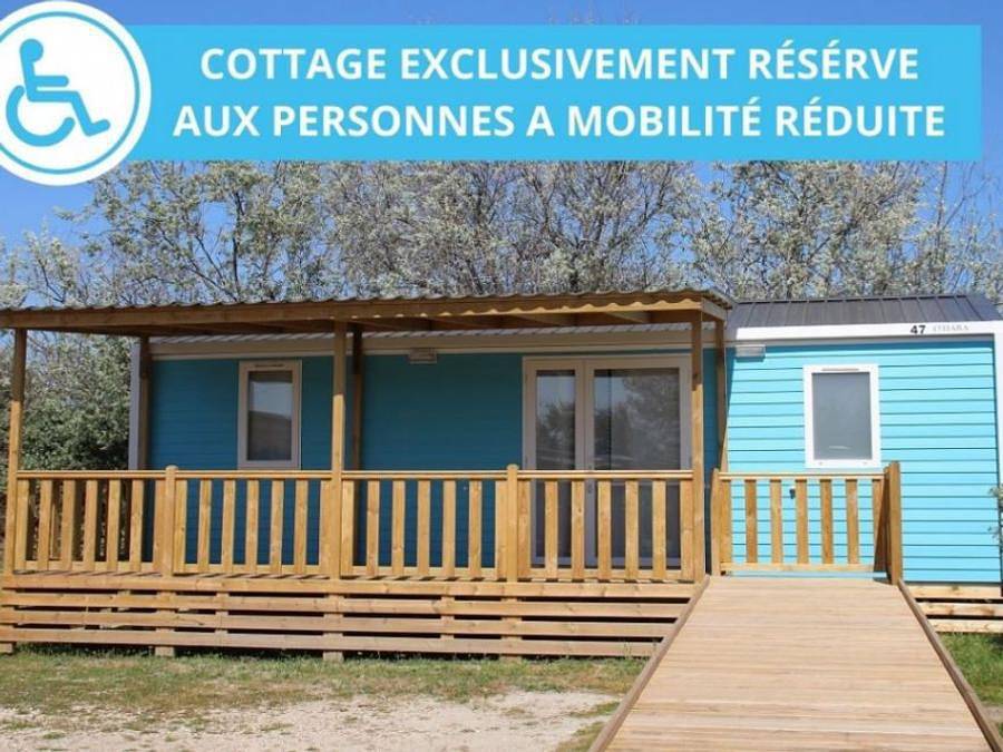 Camping La Brise - Mobilheim 4 personen - Pmr Cottage 29m² 4Pers 2Ch in Saintes-Maries-de-la-Mer, Mittelmeerküste (Frankreich)