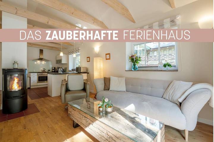 Ferienwohnung für 4 Personen, mit Balkon und Garten sowie Seeblick in Märchenweihnacht auf Schloss Glücksburg
