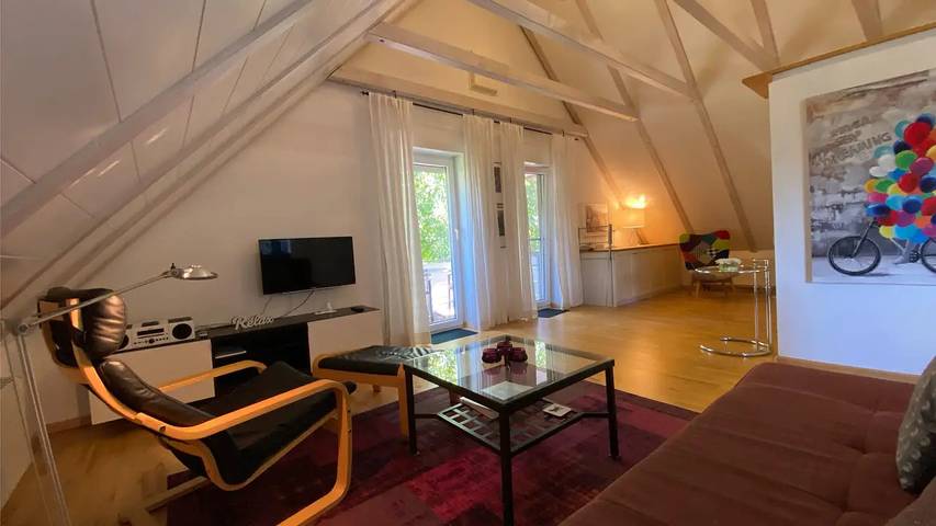 Appartement de vacances pour 2 personnes, avec jardin