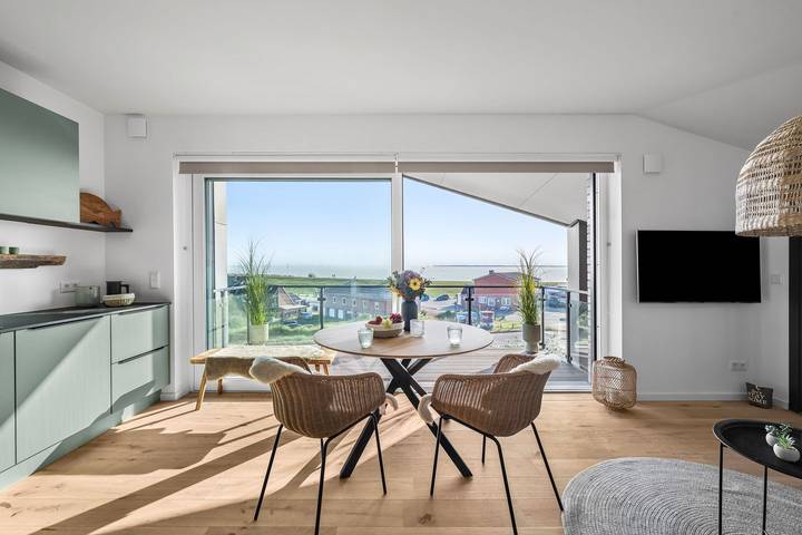 Ferienwohnung für 4 Personen, mit Balkon und Sauna in Dagebüll
