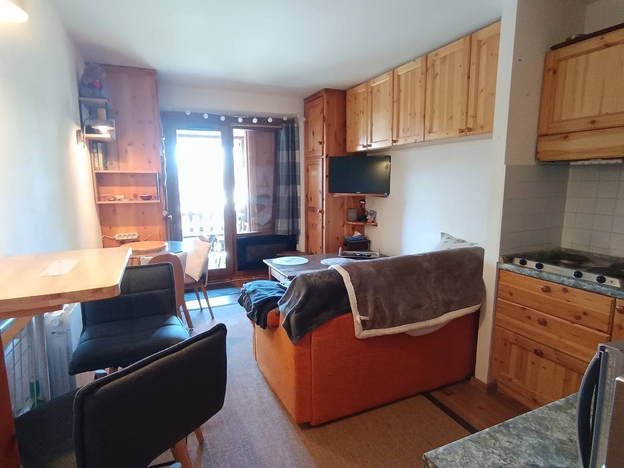 Estudio entero, Estudio acogedor con terraza, jardín y Wifi en Montgenèvre in Montgenèvre, Briançon region