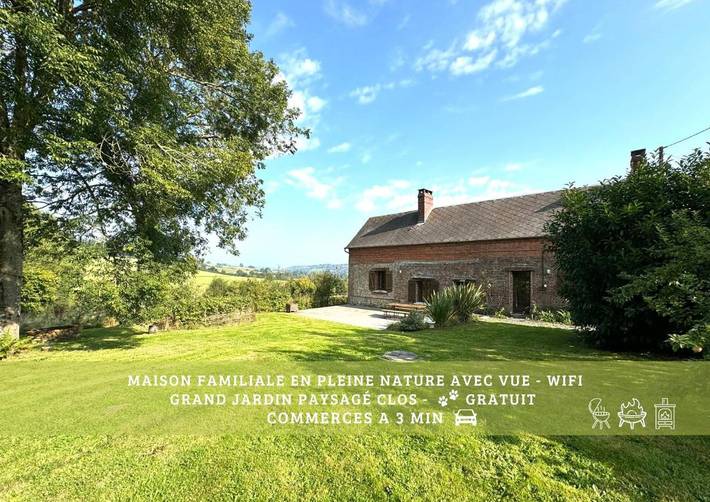 Gîte pour 6 personnes, avec jardin et vue à Saint-Evroult-de-Montfort