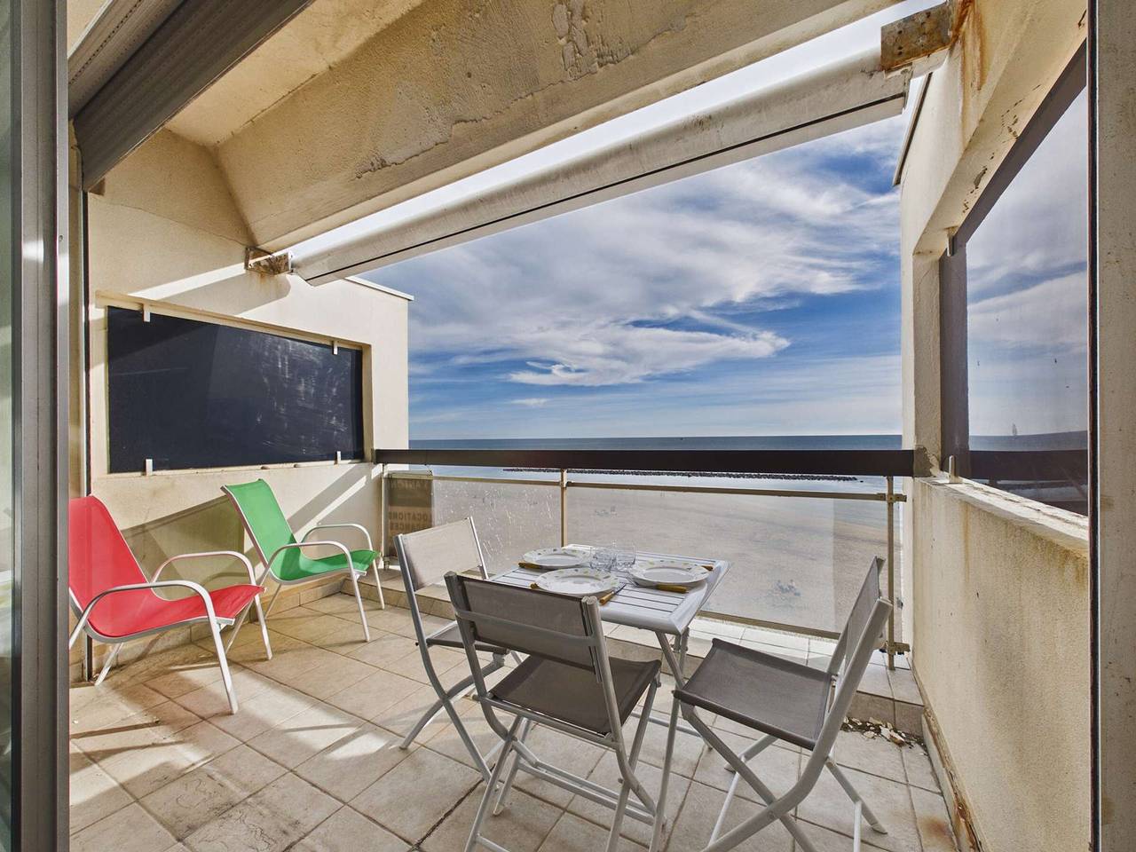 Ganzes Studio, Modernes Studio mit Meerblick und zwei Terrassen, für 3 Personen in Grau d’Agde, Agde