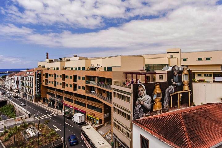 Pousadas e b&b para 12 pessoas, com vista e balcão em Madeira