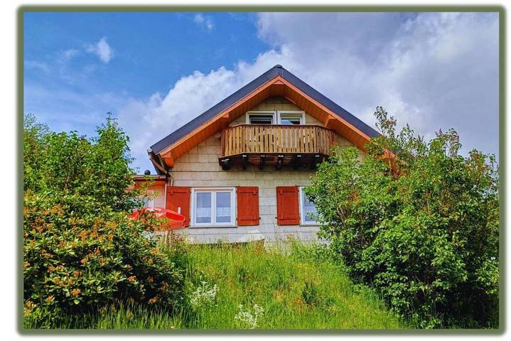 Bungalow für 5 Personen, mit Balkon und Terrasse sowie Garten und Ausblick in Ilmenau
