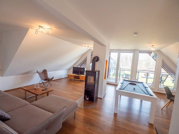 Ferienwohnung für 4 Personen, mit Balkon und Garten sowie Seeblick in Lenz - 3
