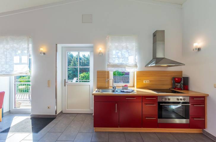 Ferienwohnung für 2 Personen, mit Balkon und Garten sowie Sauna und Seeblick in Schorssow - 4