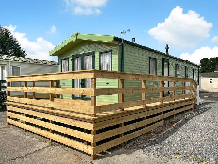 Log cabin for 6 people, with garden, with pets in Newton Stewart