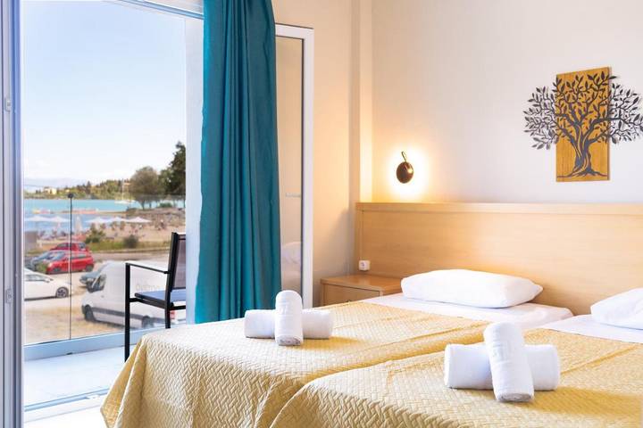 Appart’hôtel pour 2 personnes, avec jardin ainsi que balcon et vue