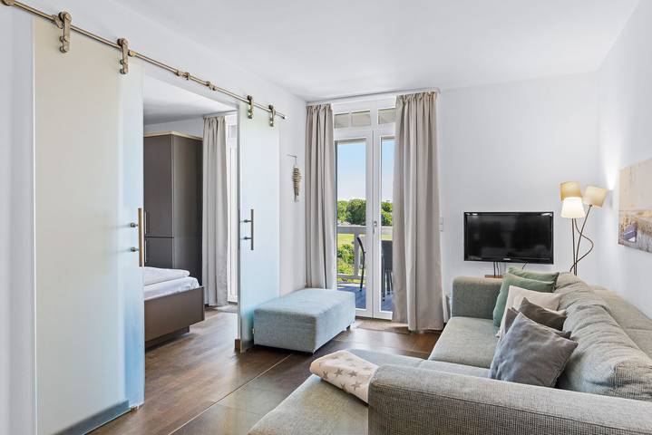 Ferienwohnung für 4 Personen, mit Ausblick und Sauna sowie Balkon in Samtgemeinde Land Wursten - 2