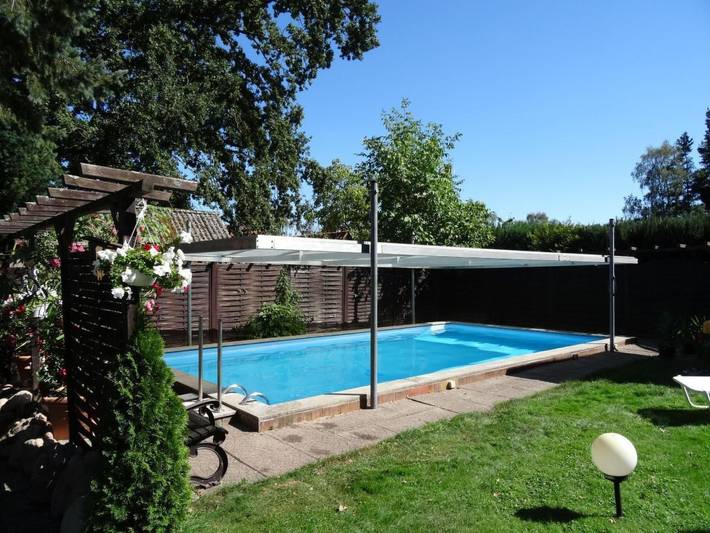 Ferienwohnung für 2 Personen, mit Garten und Pool sowie Balkon in Hitzacker