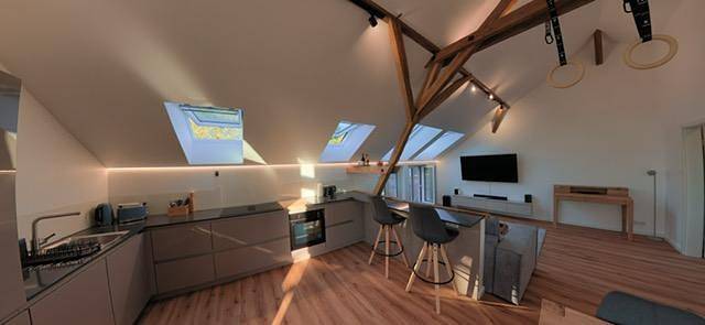 Ferienwohnung für 2 Personen, mit Garten und Ausblick