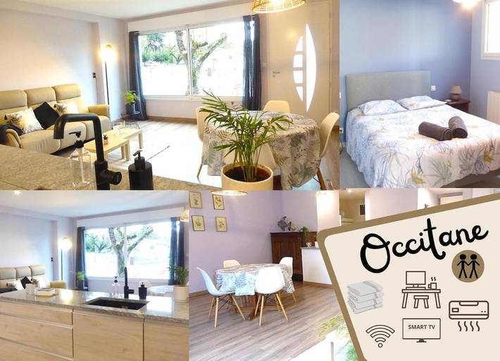 Appartement de vacances pour 2 personnes, avec jardin et vue, animaux acceptés