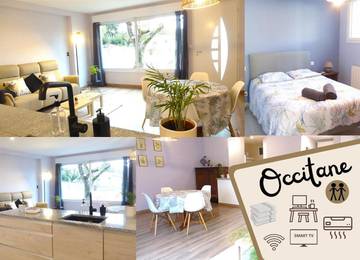 Gîte pour 2 personnes, avec jardin et vue, animaux acceptés à Naucelle