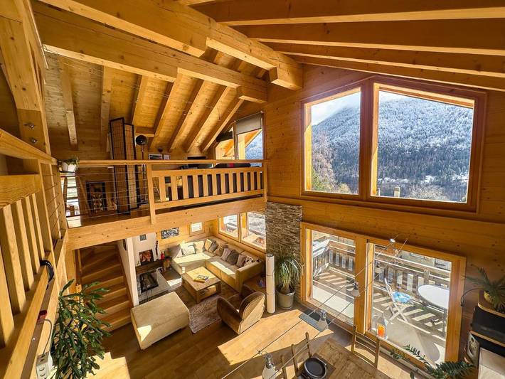 Gîte pour 8 personnes, avec jardin à Finhaut
