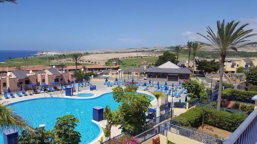 Villa pour 4 personnes, avec jardin ainsi que vue et piscine à Maspalomas