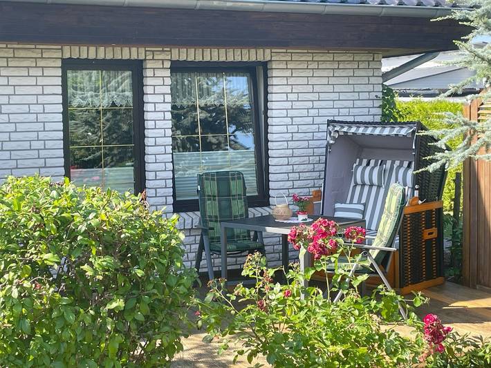 Ferienwohnung für 4 Personen, mit Terrasse und Garten in Stralsund