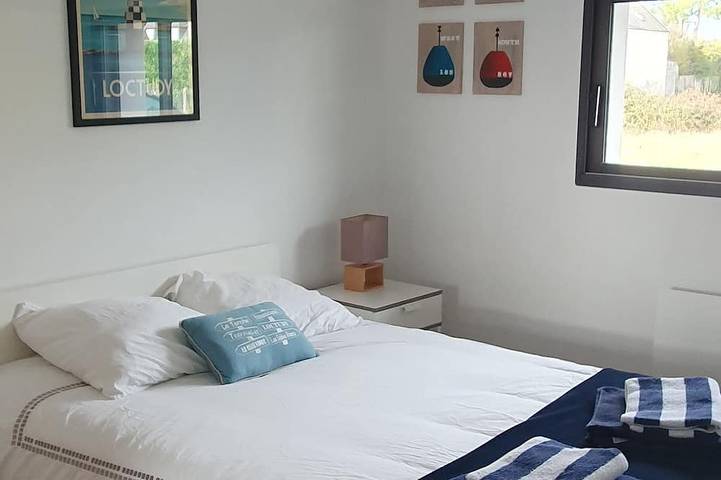 Location de vacances pour 8 personnes, avec terrasse et jardin, animaux acceptés dans Plage du palue du Cosquer - 3