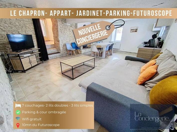 Appartement de vacances pour 6 personnes, avec terrasse, animaux acceptés
