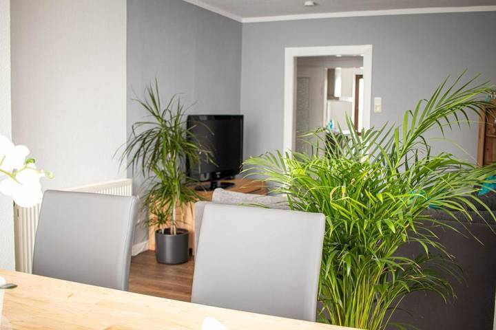 Ferienwohnung für 4 Personen, mit Terrasse und Garten sowie Ausblick an der Bleilochtalsperre