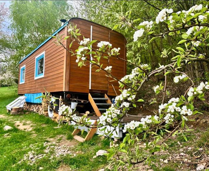 Camping voor 3 personen, met Tuin en Uitzicht in Zuid-Bohemen