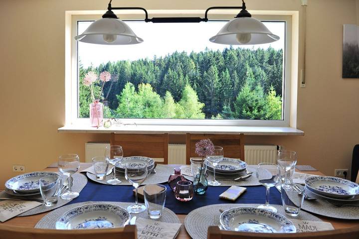 Ferienhaus für 7 Personen, mit Ausblick und Garten sowie Sauna im Erzgebirge - 3