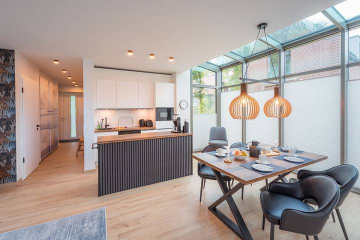 Ferienhaus für 4 Personen, mit Terrasse und Garten