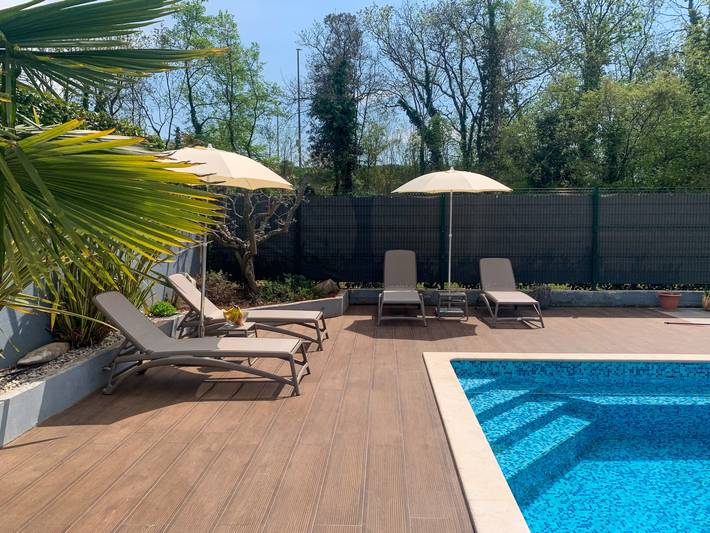 Ferienwohnung für 4 Personen, mit Garten in Poreč