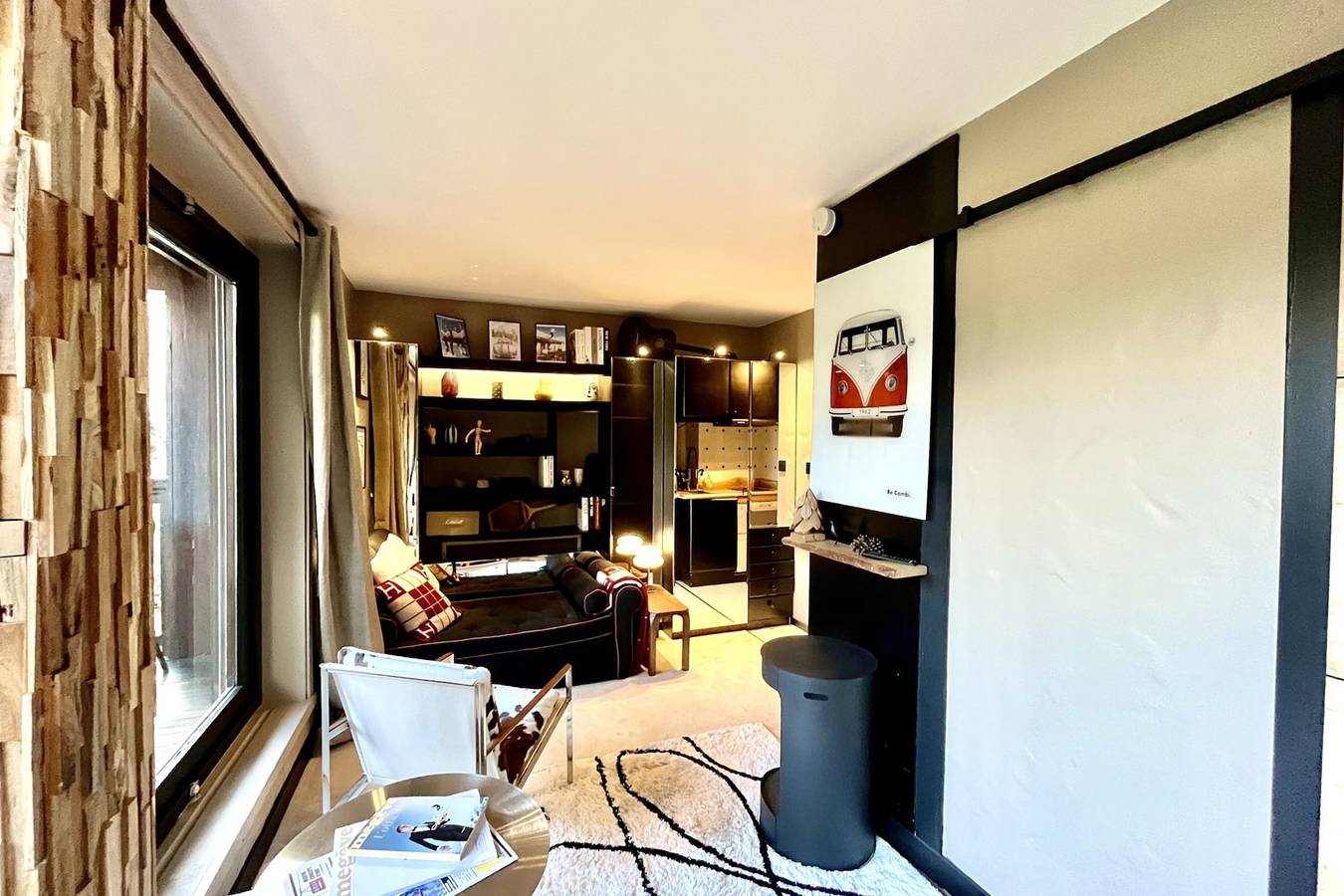 Ganzes Studio, Studio für 2 Personen mit Sauna in Megève, Pays du Mont-Blanc