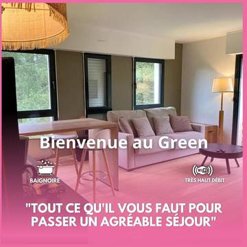 Gîte pour 4 personnes, avec vue et balcon dans Golf des Dunes