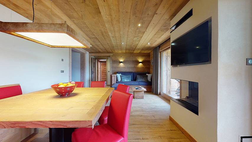 Chalet pour 6 personnes, avec balcon ainsi que vue et sauna dans Chinaillon - 4