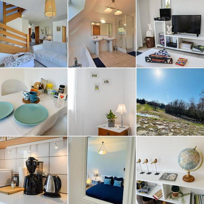 Location de vacances pour 6 personnes, avec jardin ainsi que vue et terrasse à Habsheim - 3