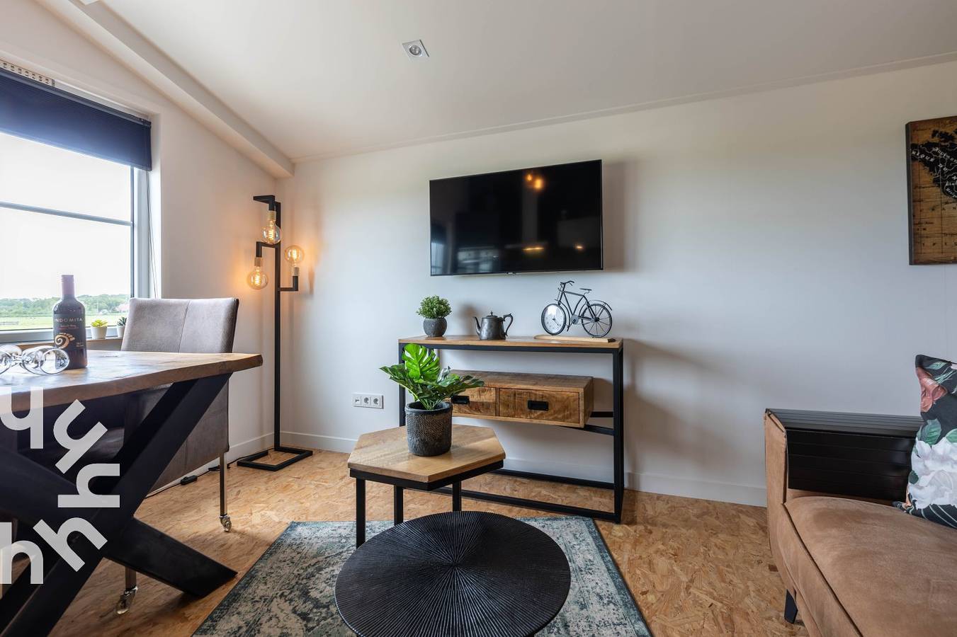 Ganze Wohnung, Modernes 2-Personen-Studio mit einzigartiger Aussicht auf das weite Land in Wezep in Veluwe