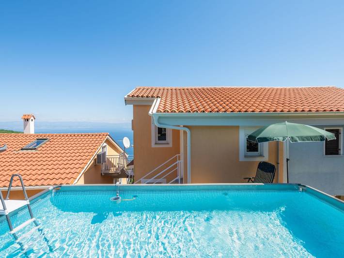 Ferienhaus für 3 Personen, mit Terrasse und Pool, mit Haustier - 1