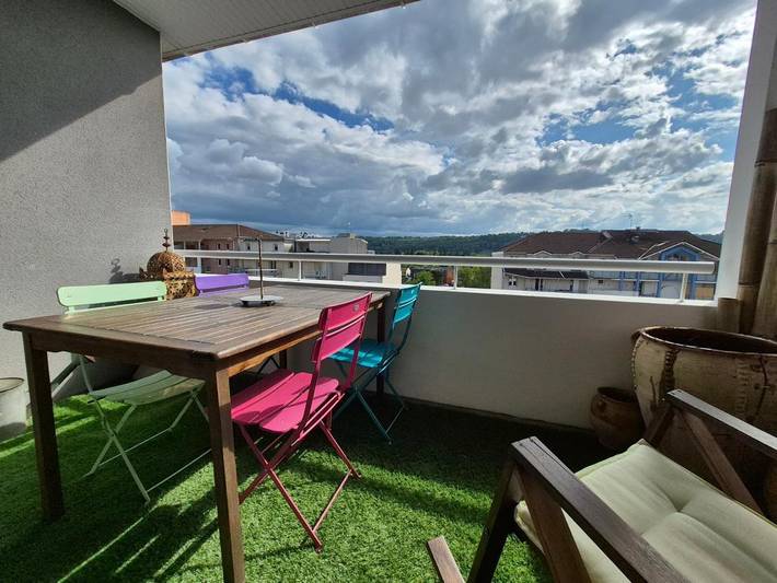 Appartement de vacances pour 4 personnes, avec vue et terrasse