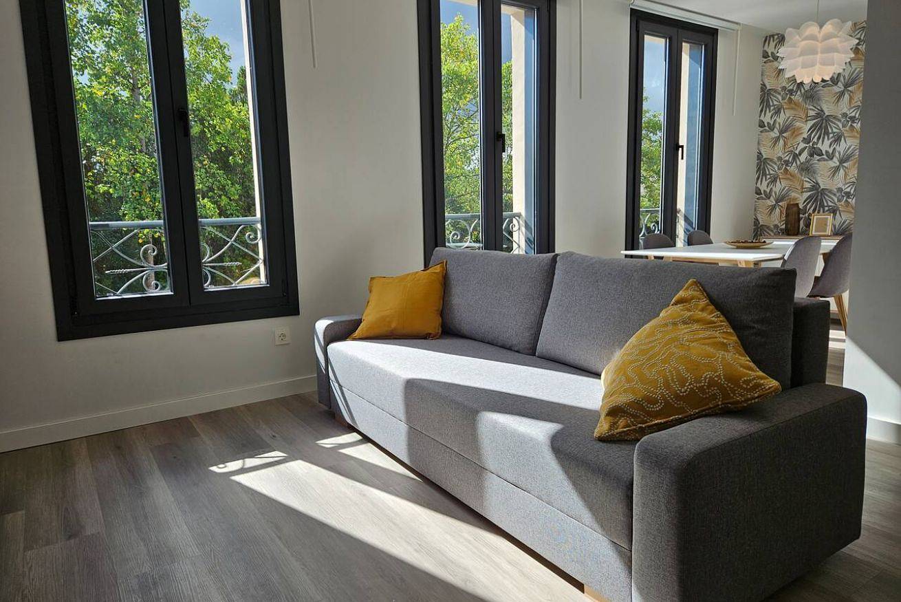 Ganze Wohnung, Ferienwohnung für 2 Personen mit Garten in Gijón, Costa Verde (Spanien)