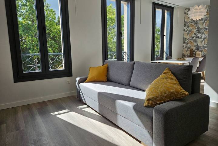 Appartement entier, Appartement de vacances pour 4 personnes avec jardin in Gijón, Côte Cantabrique