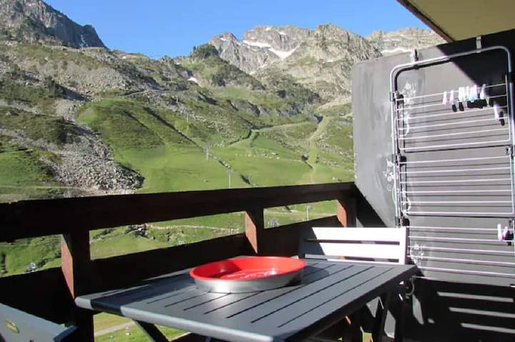 Location de vacances pour 4 personnes, avec Terrasse dans La Mongie