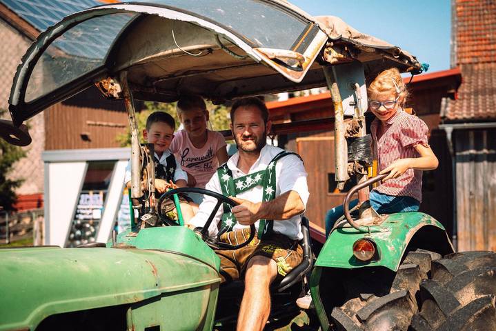 Bauernhaus für 5 Personen, mit Garten, kinderfreundlich in Oberstaufen